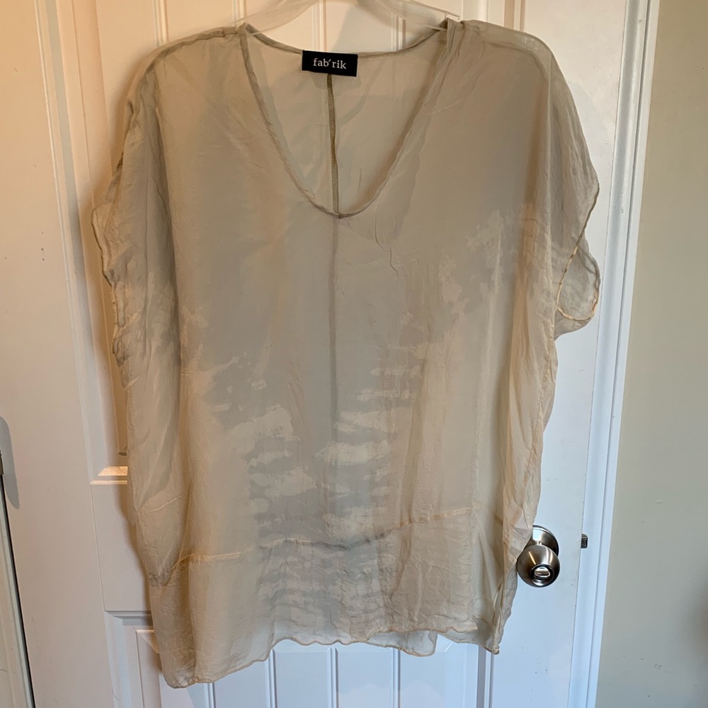 Sheer Gray Top